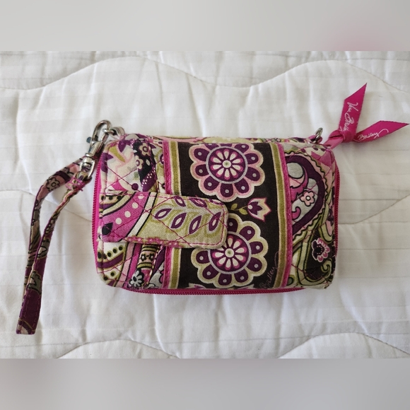 Vera Bradley Quilted Paisley Wristlet Wallet - Picture 2 of 11